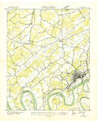 1935 Map of Lenoir City, TN — High-Res | Pastmaps